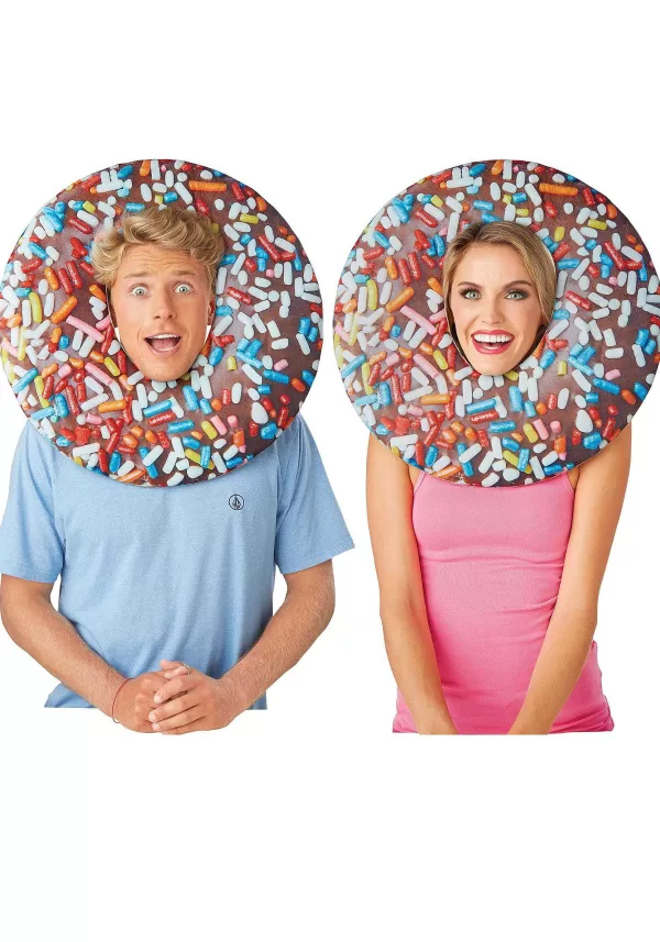 Clearance Chocolate Sprinkle Adult Donut Mask Masks