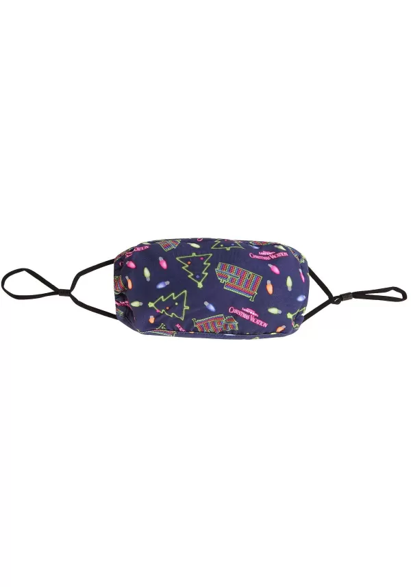 Fashion Christmas Vacation Neon All Over Print Face Mask For Adults Face Masks