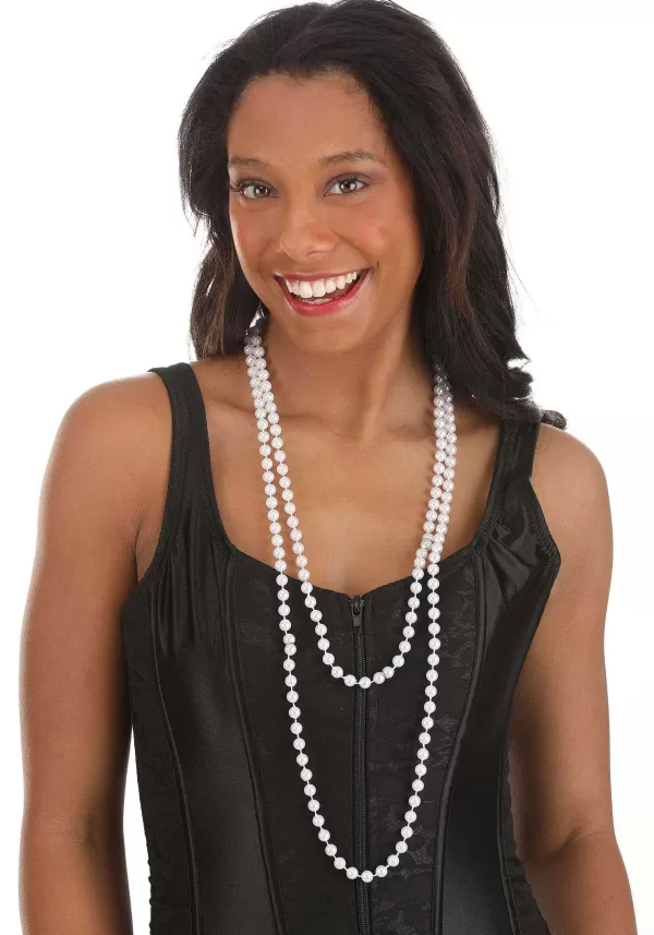 Sale Classic Flapper Pearl Costume Necklace Costume Jewelry