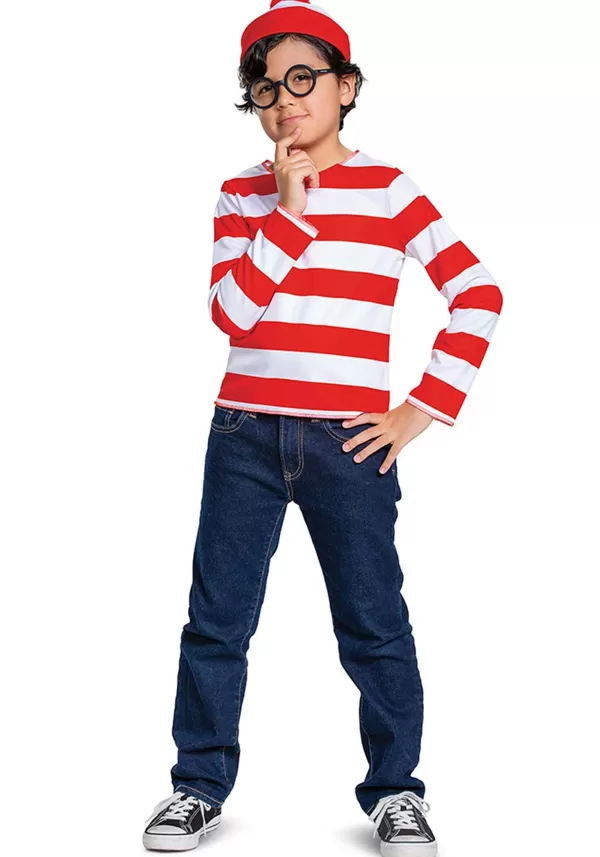 New Classic Where'S Waldo Costume For Kids Toddler Costumes