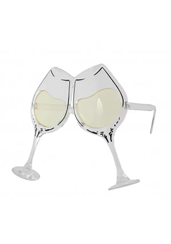 Cheap Clear/Yellow Wine Goblet Eyeglasses Glasses / Sunglasses