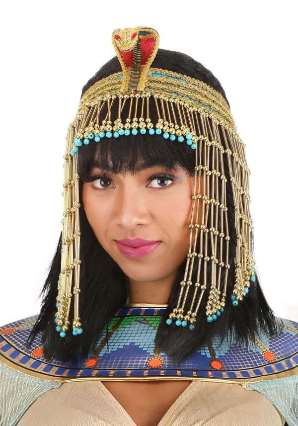 Clearance Cleopatra Beaded Snake Costume Head Band Costume Jewelry