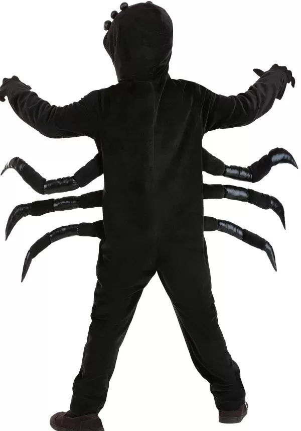 Flash Sale Cozy Black Spider Costume For Kids Boy Costumes