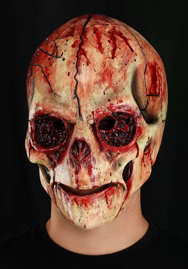 Cheap Cracked Skull Latex Mask For Adults Masks