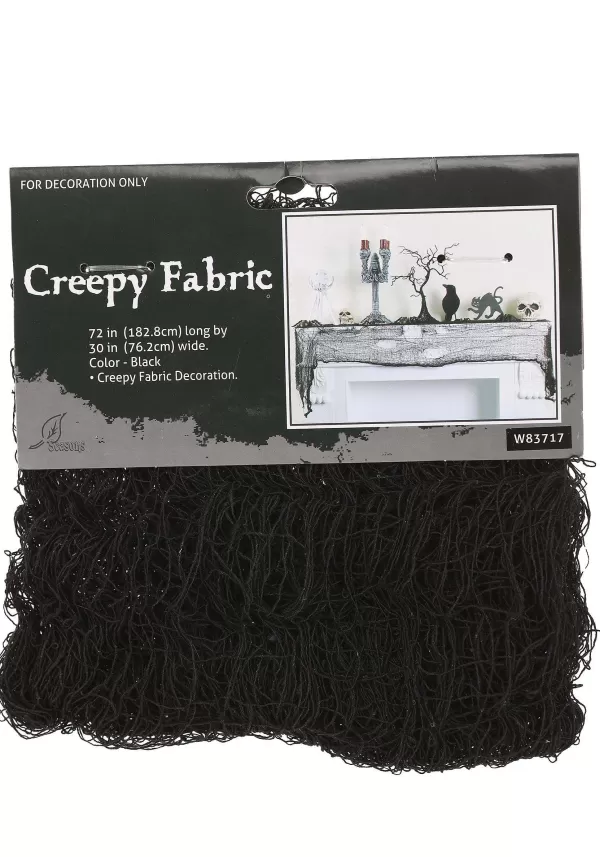 Best Sale Creepy Black Gauze Decorative Halloween Cloth Indoor Decorations