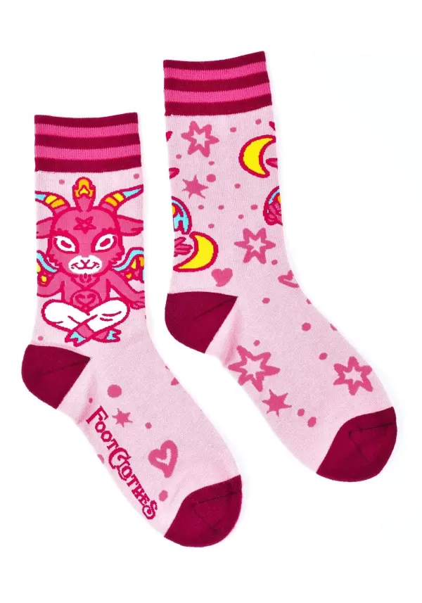 Hot Cute Baphomet Goat Socks For Adults Halloween Clothes