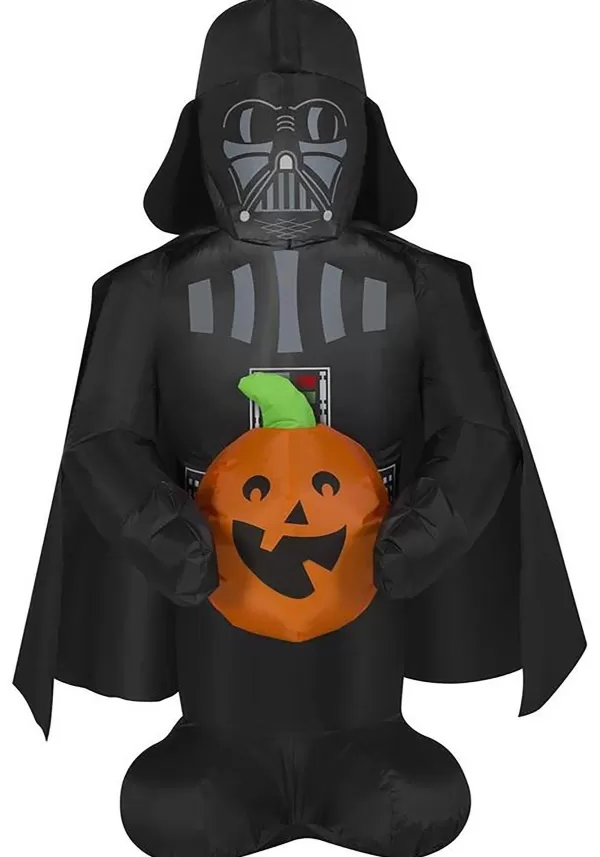Hot Darth Vader Star Wars Inflatable Holding Pumpkin Inflatable Decorations