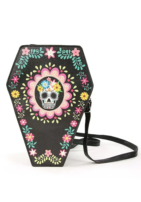 Shop Day Of The Dead Coffin Purse Halloween Clothes