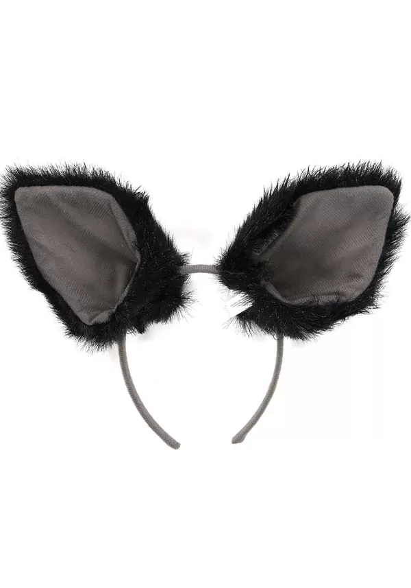 Store Deluxe Black Cat Ears Headband Costume Accessory Headbands