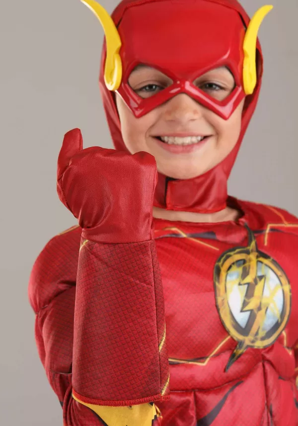 Cheap Deluxe Dc Comics Flash Kids Costume Boy Costumes