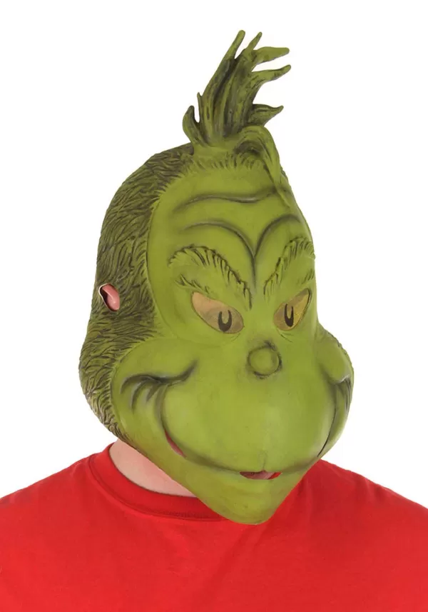 Hot Deluxe Grinch Mask Masks