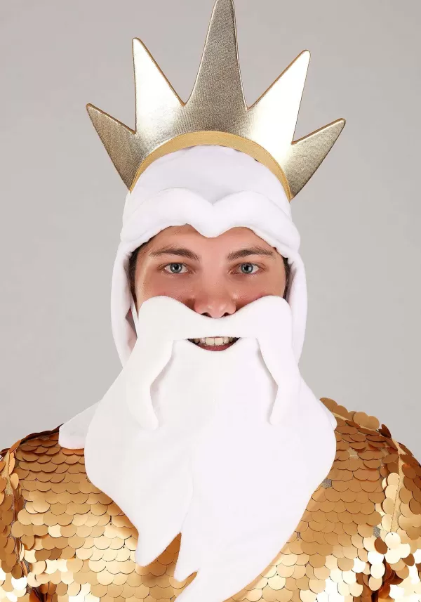 Clearance Deluxe King Triton Costume Kit For Men Accessory Kits