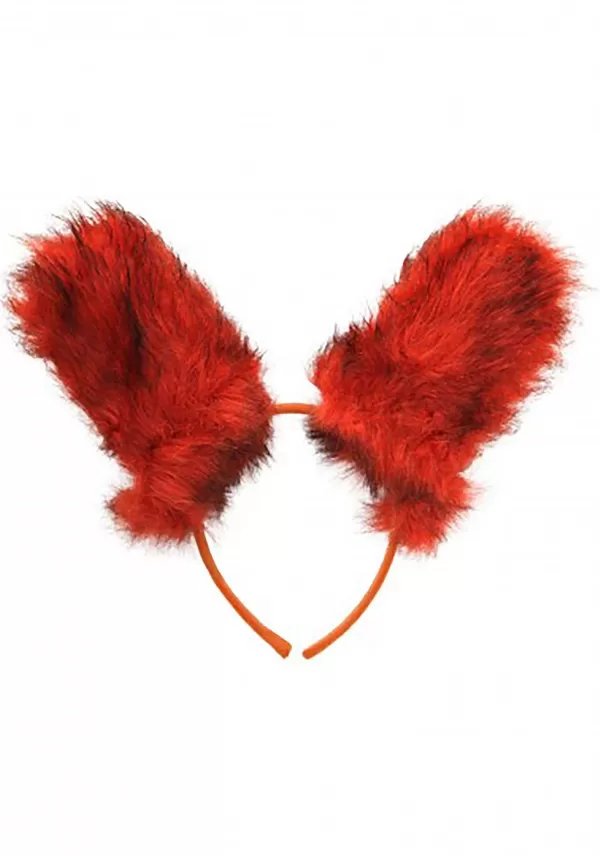 Shop Deluxe Orange Fox Ears Costume Headband Headbands