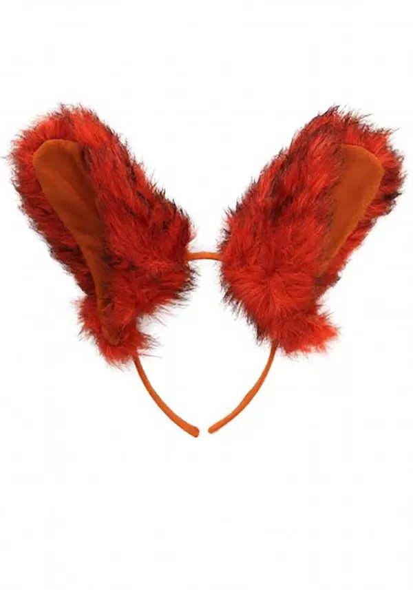 Shop Deluxe Orange Fox Ears Costume Headband Headbands