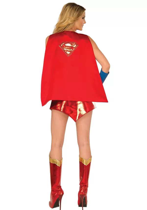 Hot Deluxe Supergirl Costume Cape For Adults Capes