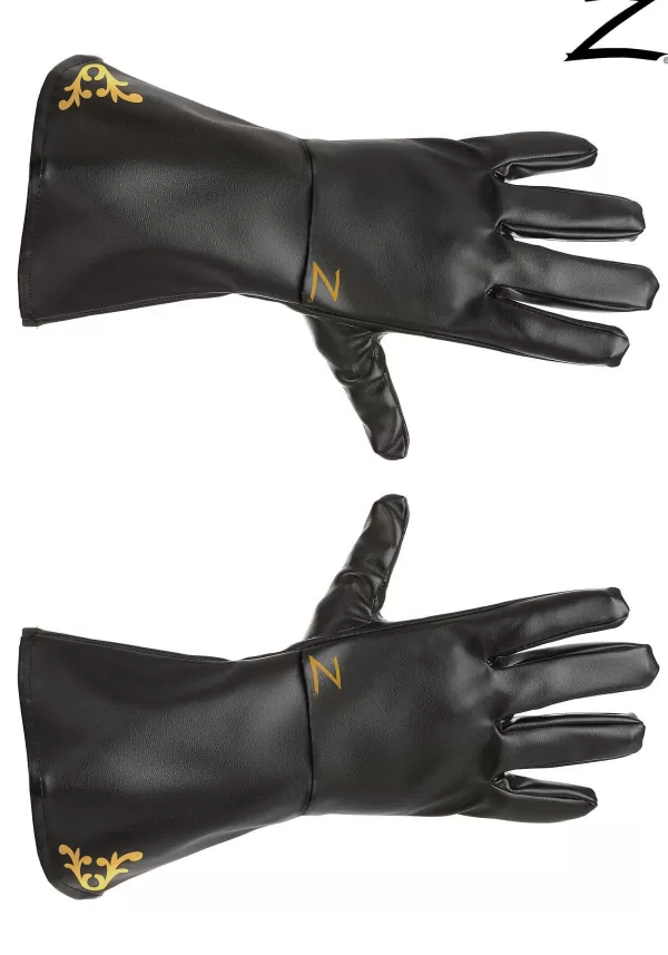 Hot Deluxe Zorro Gloves For Adults Gloves