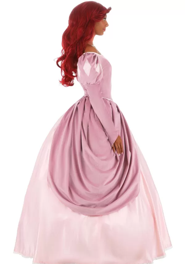 Shop Disney Ariel Pink Dress Costume For Adults Women'S Costumes