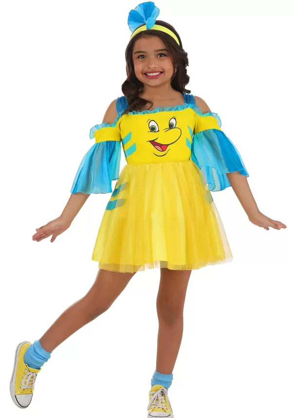Online Disney Flounder Costume Dress For Girls Girl Costumes
