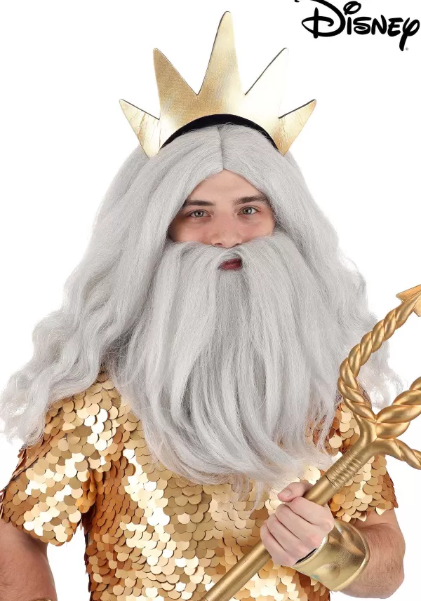 Clearance Disney King Triton Beard And Wig Accessory Kit Accessory Kits