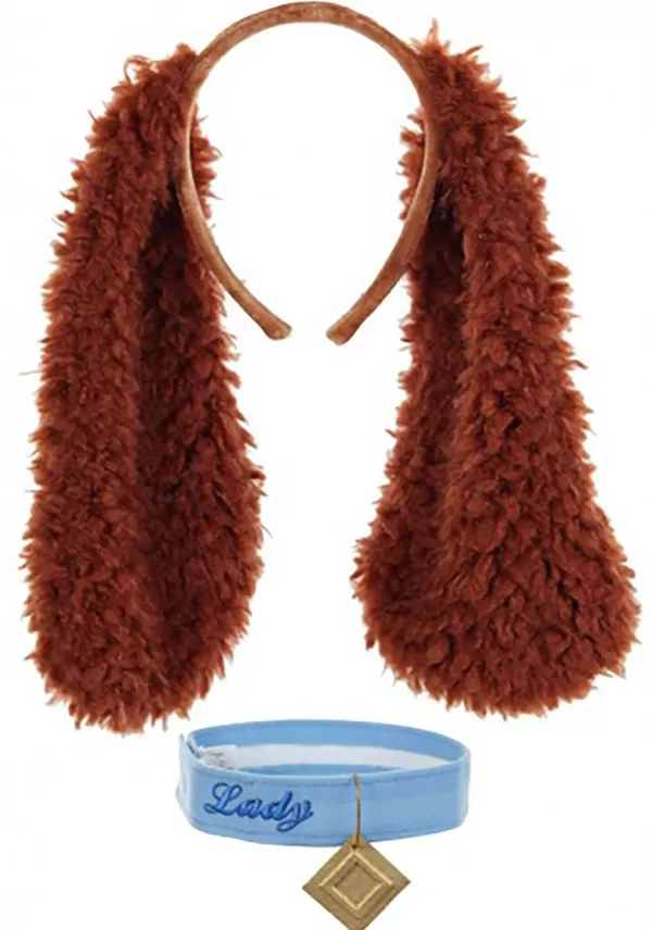 New Disney Lady & The Tramp Headband & Collar Kit Accessory Kits