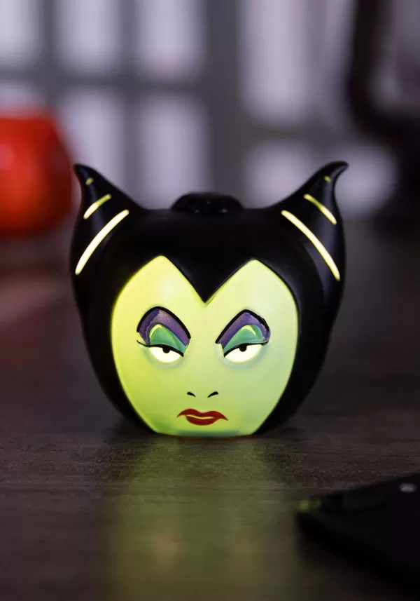 Clearance Disney Maleficent 3-Inch Light Up Pumpkin Decoration Indoor Decorations