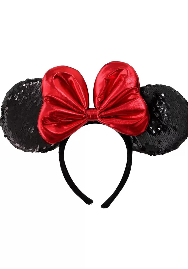 Online Disney Minnie Sequin Ears Red Costume Headband Headbands