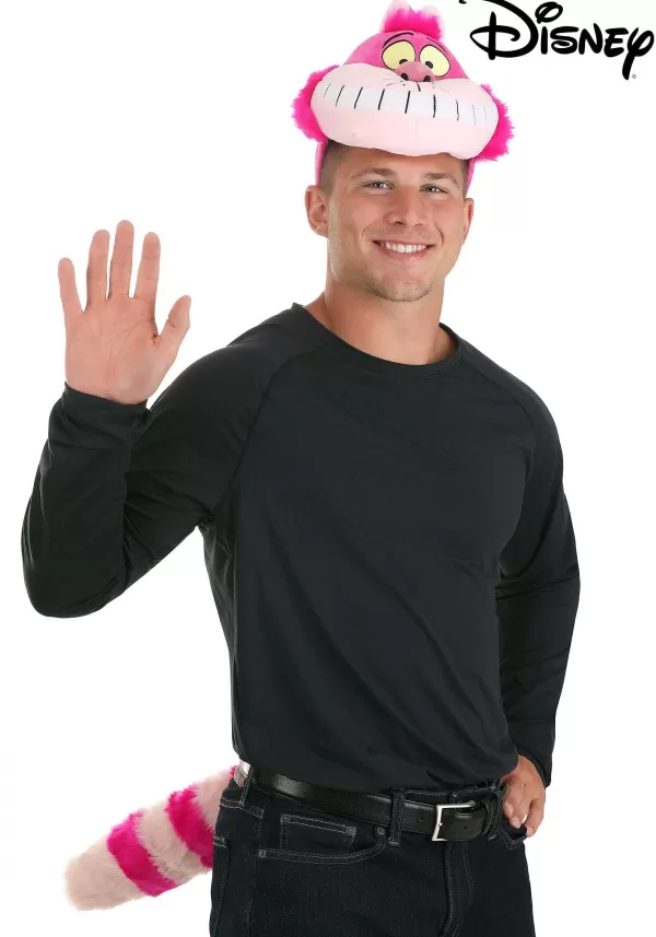 Store Disney Plush Cheshire Cat Headband & Tail Costume Kit Accessory Kits