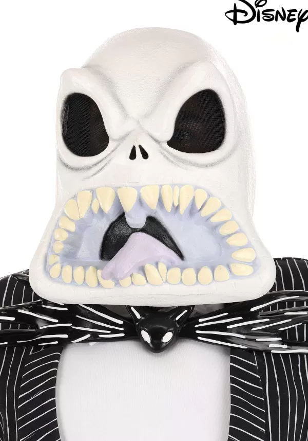 Cheap Disney Scary Jack Skellington Deluxe Latex Mask For Adults Masks