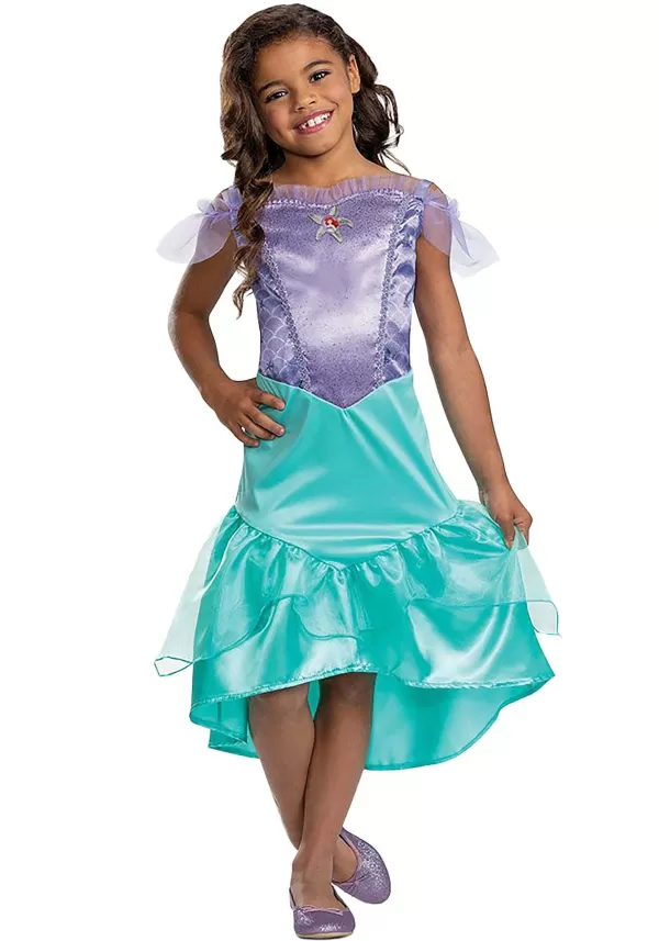 Fashion Disney The Little Mermaid Girl'S Sustainable Ariel Costume Dress Toddler Costumes