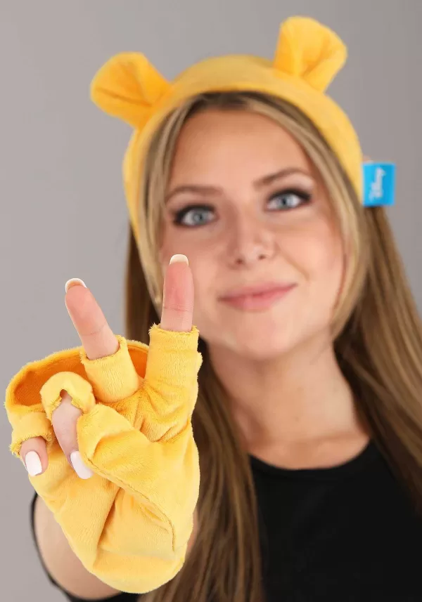 Outlet Disney Winnie The Pooh Soft Headband & Gloves Kit Gloves