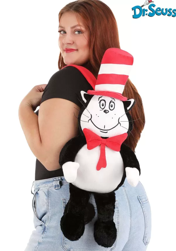 New Dr. Seuss Cat In The Hat Plush Backpack Backpacks