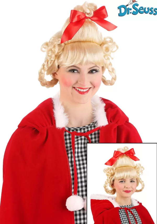 Clearance Dr. Seuss Cindy Lou Who Christmas Girl Wig Wigs