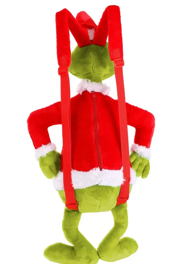 Sale Dr. Seuss Santa Grinch Plush Backpack Backpacks