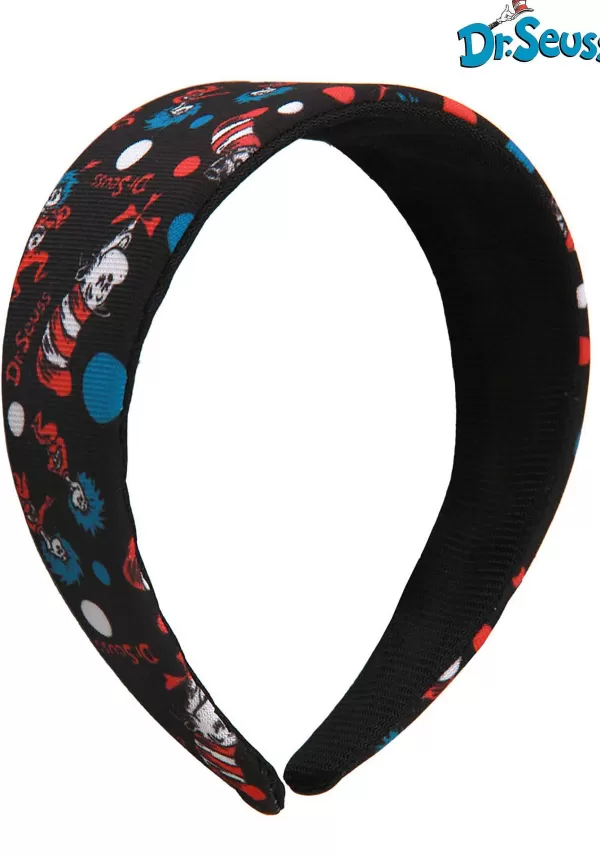 Cheap Dr. Seuss The Cat In The Hat Pattern Costume Headband Headbands