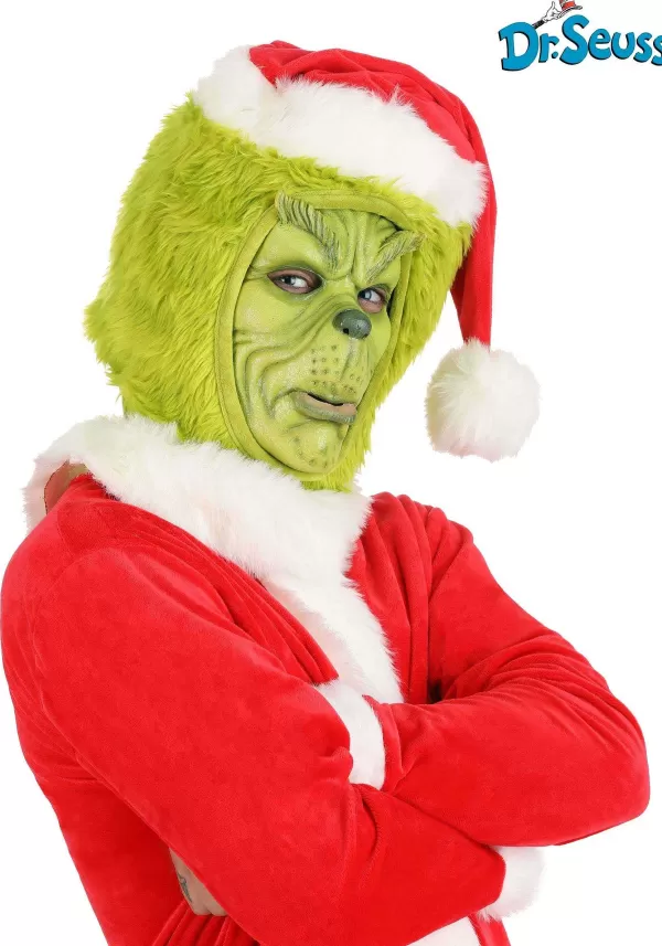 Cheap Dr. Seuss The Grinch Costume Mask For Adults Masks