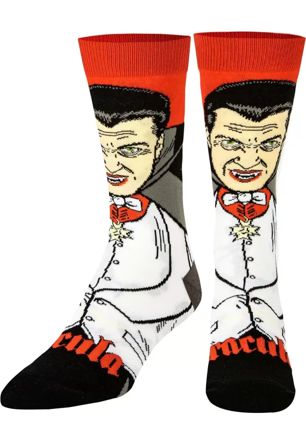 Cheap Dracula Crew Straight Socks For Adults Halloween Clothes