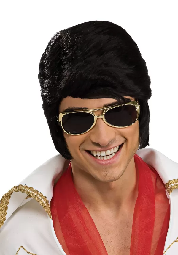 Online Elvis Gold Adult Sunglasses Glasses / Sunglasses