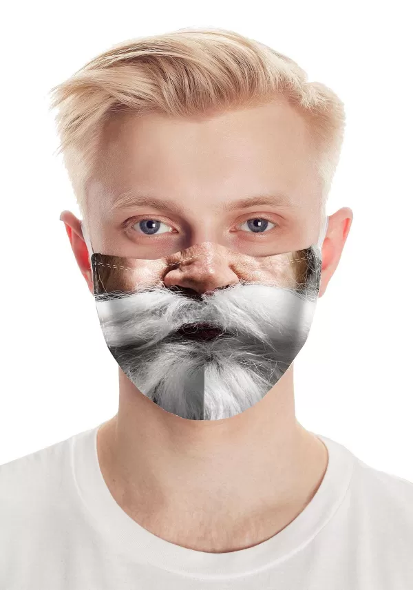 Clearance Face Mask Santa Claus Beard Face Masks