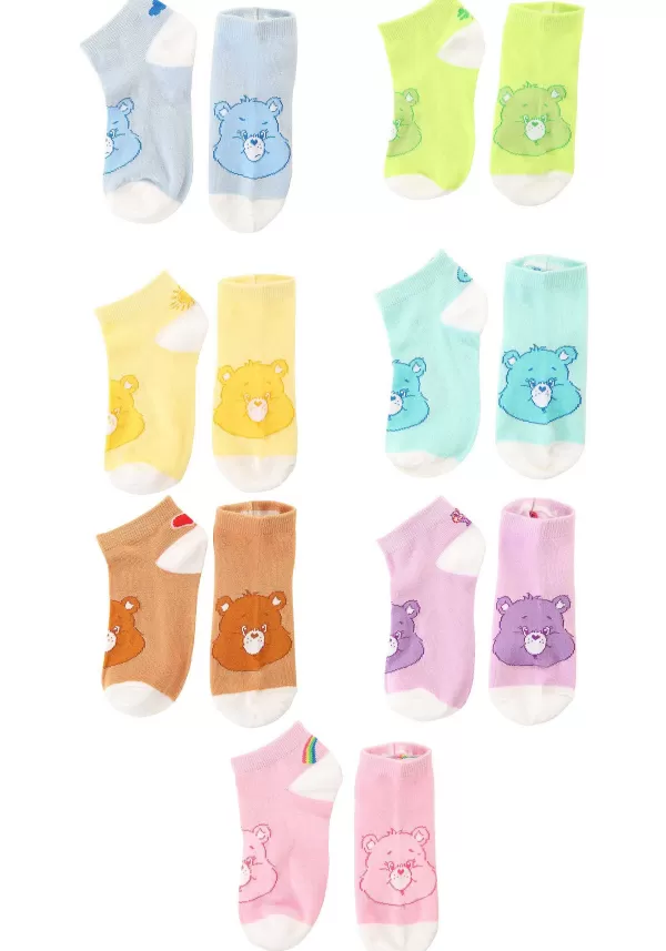 New Faces Care Bears Sock Pack For Adults Socks / Slippers