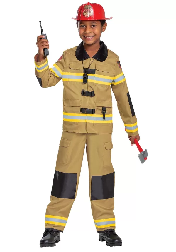 Store Firefighter Prestige Costume For Kids Boy Costumes