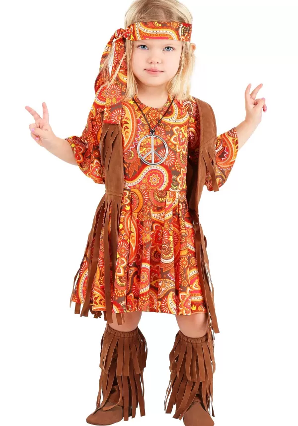 Cheap Fringe Hippie Toddler Costume Girl Costumes