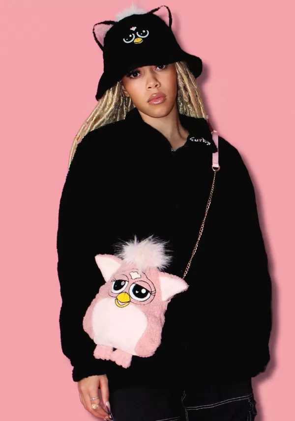 Shop Furby Figural Pink Cakeworthy Crossbody Bag Purses