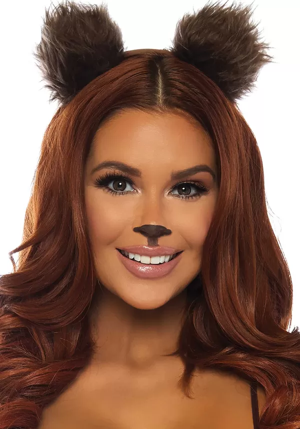 Store Furry Bear Ears Costume Headband Headbands