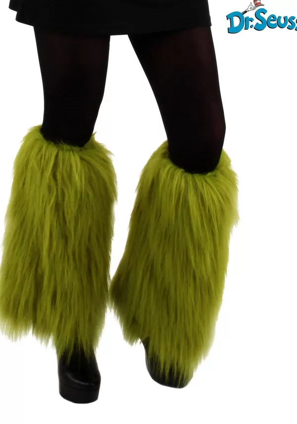 Store Fuzzy Grinch Leg Warmers Boots/Shoes