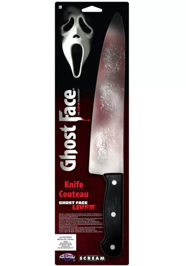 Fashion Ghost Face Butcher Costume Knife Accessory Toy Weapons