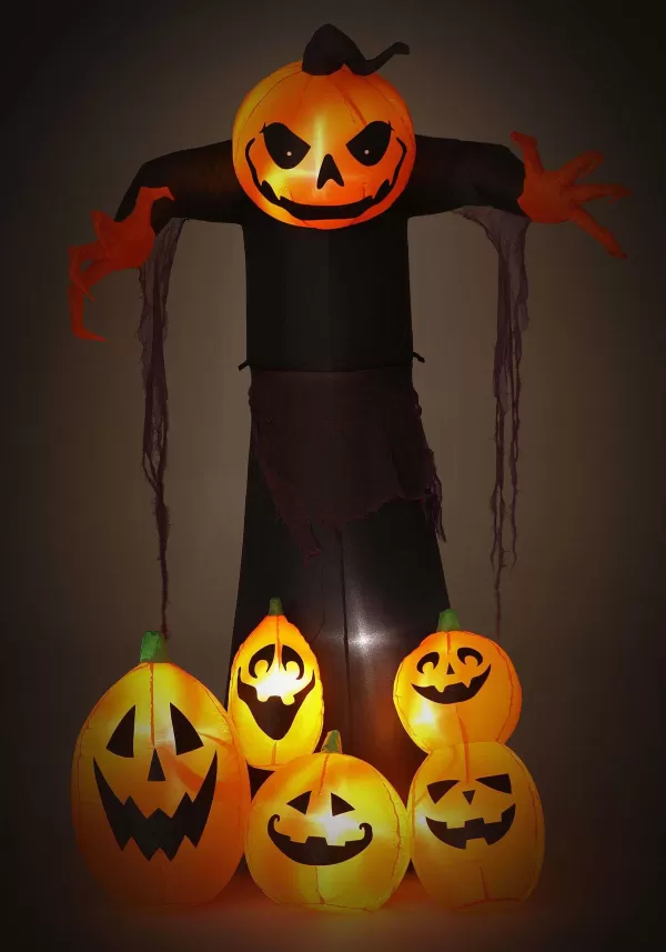 Cheap Ghostly 6 Foot Pumpkin Decoration Inflatable Decorations
