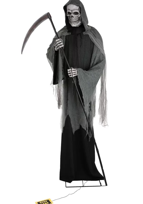 New Giant Animated 9Ft Scythe Reaper Prop Animatronics
