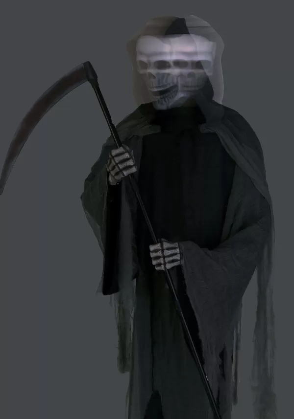 New Giant Animated 9Ft Scythe Reaper Prop Animatronics