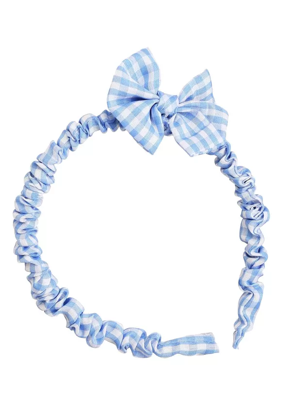 Cheap Gingham Bow Headband Headbands