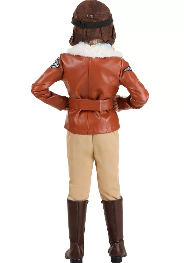 Hot Girl'S Deluxe Amelia Earhart Toddler Costume Toddler Costumes